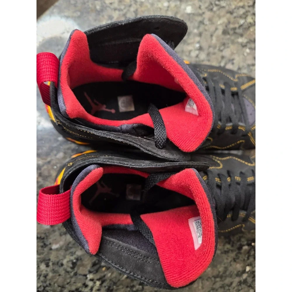 Air Jordan 7 Retro Citrus Black Varsity Red CU9307-081 Mens 10.5 Sneaker